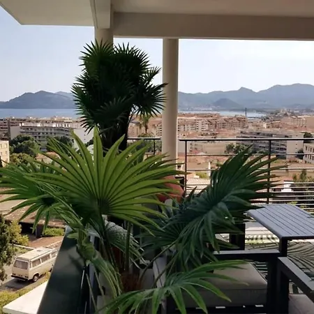 A096 - Superbe Avec Vue Et Piscine Apartment Cannes